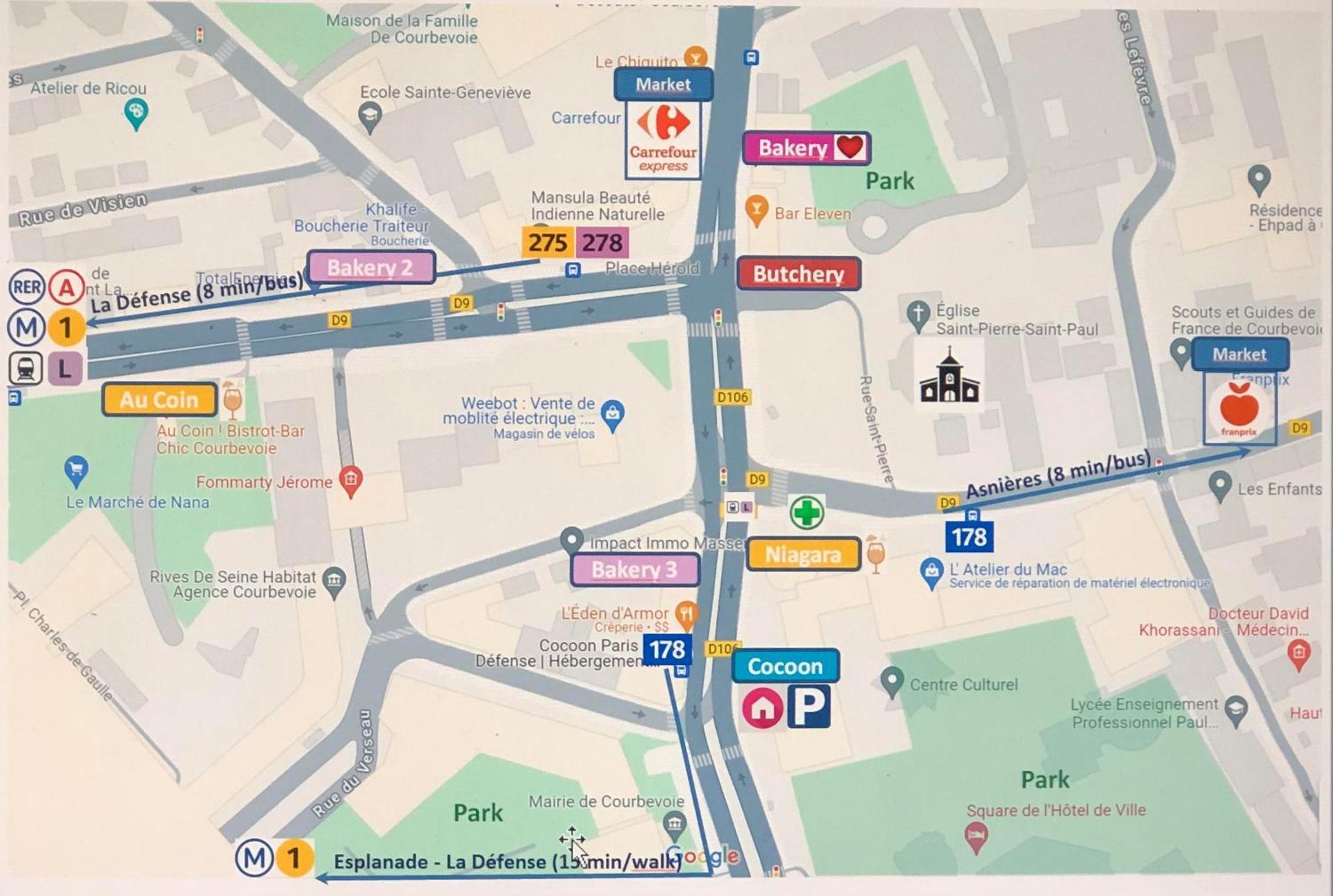 Cocoon Paris La Defense Apartment Courbevoie Ngoại thất bức ảnh